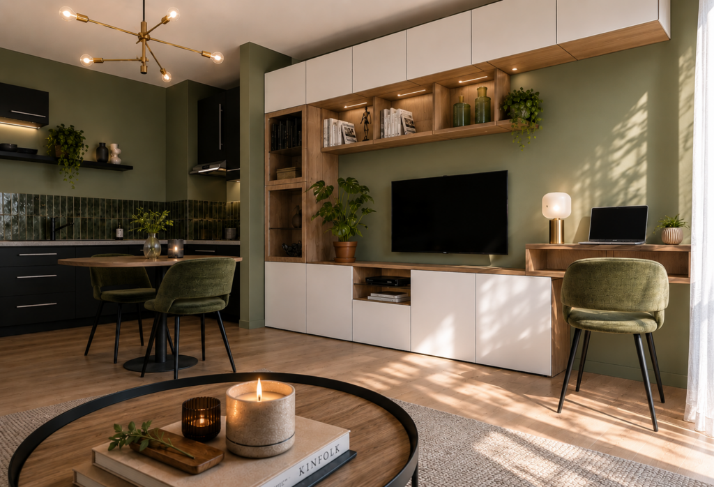 Un meuble sur mesure pour structurer l'espace